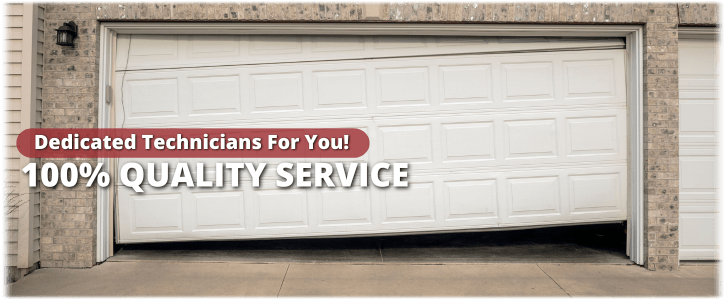 Garage Door Off Track In Fridley MN